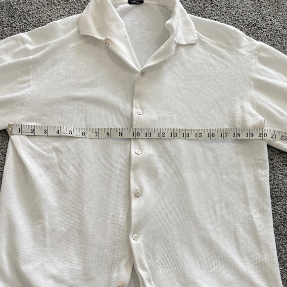 Kiton White Textured Shirt - Made in Italy! - Picture 8 of 11